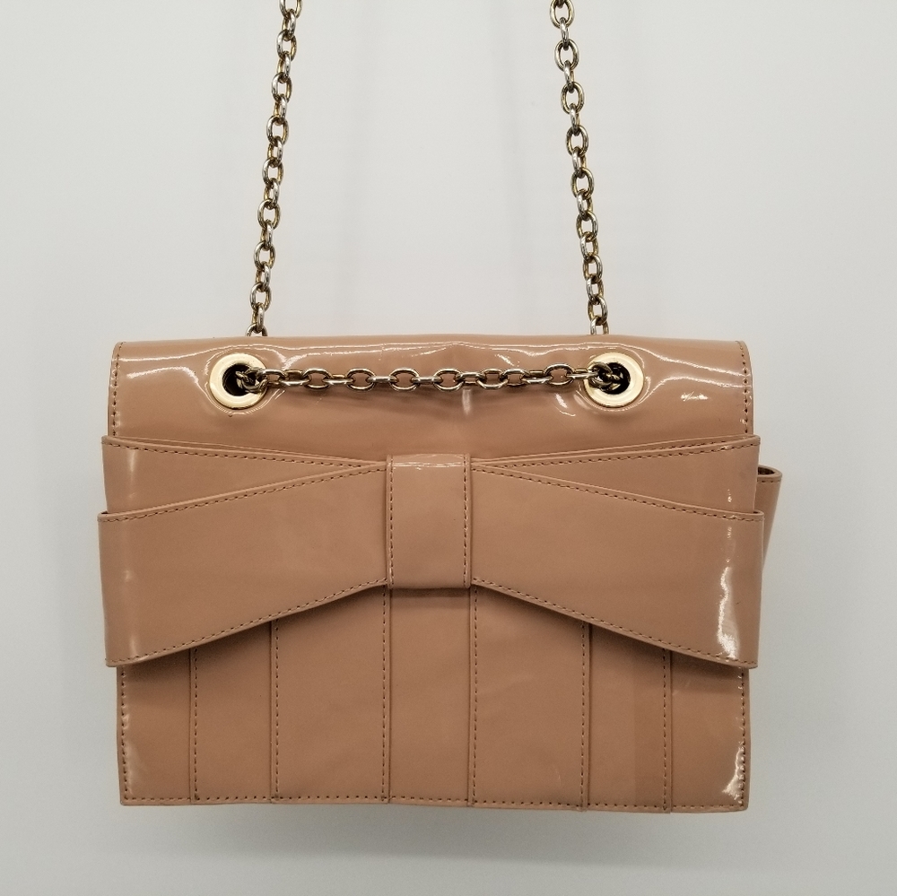 Z Spoke Zac Posen Shirley Bow Bag Nude Pink